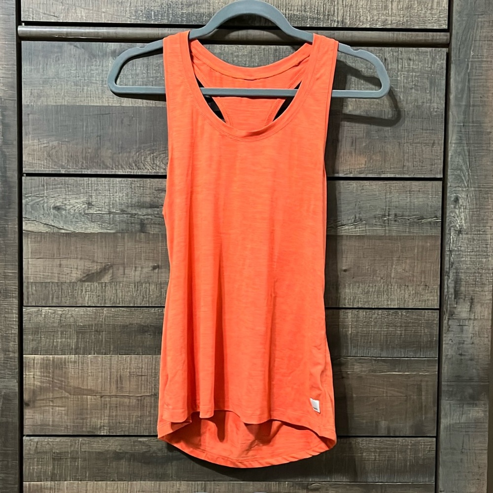 Vuori Orange Racerback Tank Top